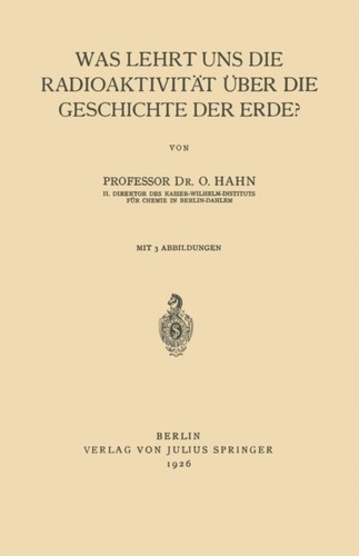 Hahn was lehrt uns - -, die