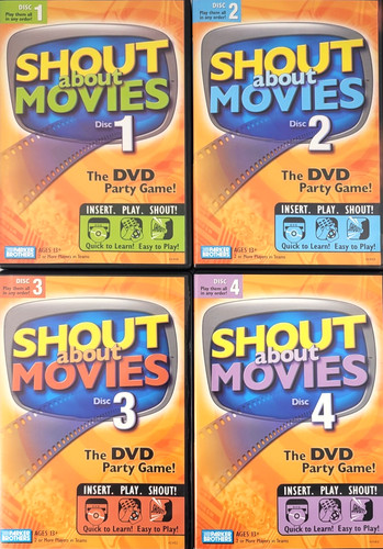 Shout about movies dvd game - movies,
